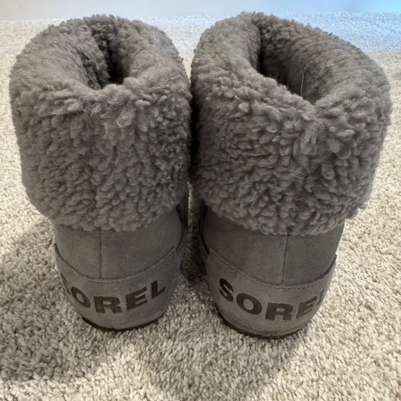 Sorel Stumptown Bootie Gray SZ 9 - Picture 4 of 6